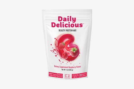 Daily Delicious Beauty Shake rasberry coral club